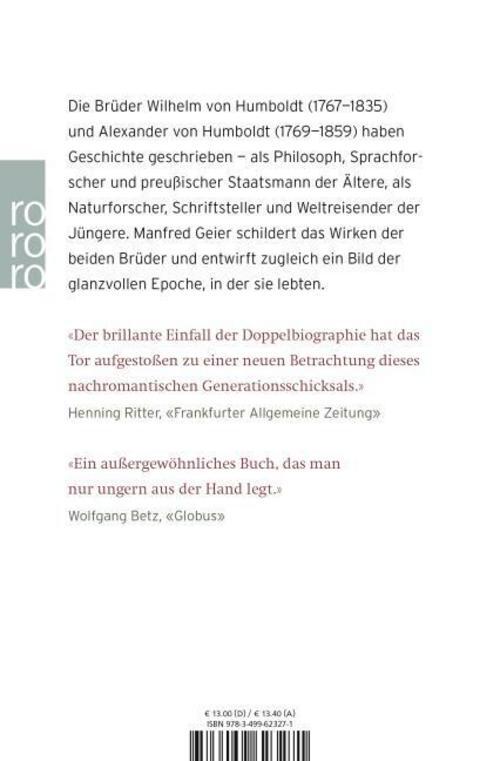 Thumbnail - Die Brüder Humboldt Manfred Geier