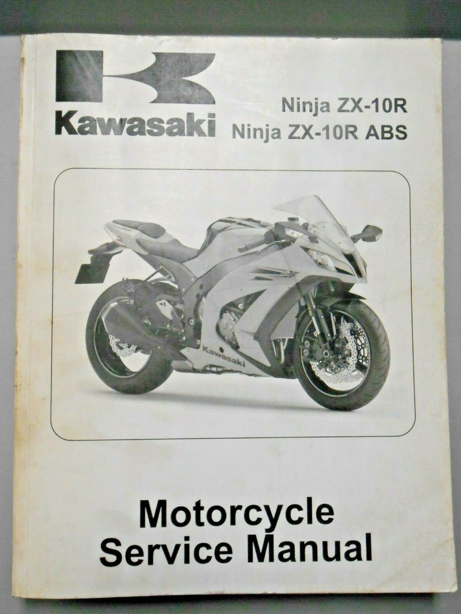 OEM Kawasaki Motorcycle Service Manual 2011 Ninja ZX-10R/ABS