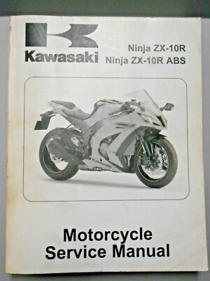 OEM Kawasaki Motorcycle Service Manual 2011 Ninja ZX-10R/ABS 99924