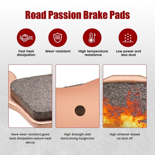 Front Rear Sintered Brake Pads For 2012 2013 2014 Polaris RZR-4 XP 900 - Picture 2 of 5