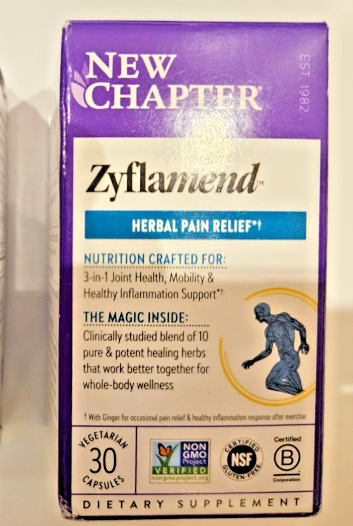 New Chapter Zyflamend Whole Body 30 Vegetarian Capsules