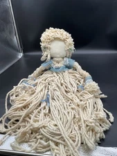Homemade Faceless Mop Head Doll 24"