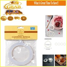 Mrs. Anderson's Baking Silicone Replacement Gasket Seals for Canning Jars Set...