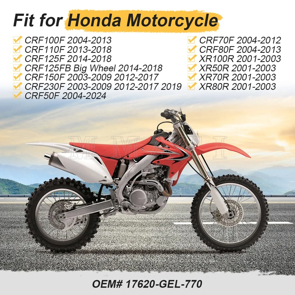 TANQUE DE COMBUSTIBLE CONJUNTO DE TAPA DE GAS 17620-GEL-770 para HONDA 01-03 XR50R XR70R XR80R XR100R Foto 2 de 4