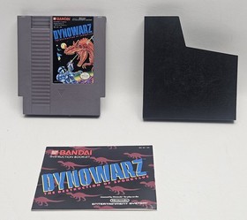 Dynowarz Nintendo NES Game Cartridge Instruction Manual