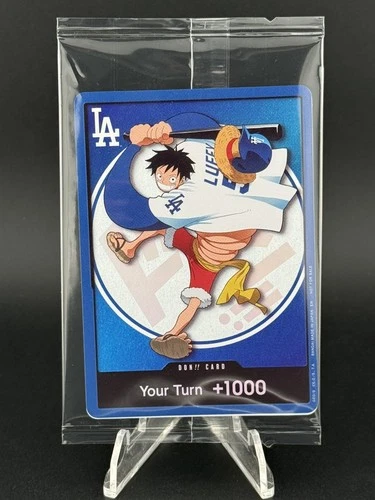 2026 ONE PIECE LOS ANGELES DODGERS MONKEY D LUFFY DON CARD PROMO 7/2/26 SEALED