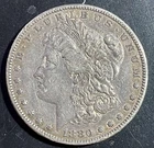 1880 $1 Morgan Silver Dollar. 90% Silver.   #1988￼