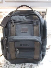 TUMI ALPHA BRAVO KINGSVILLE DELUXE GRAY NYLON BACKPACK TRAVEL CARRYON NICE!!