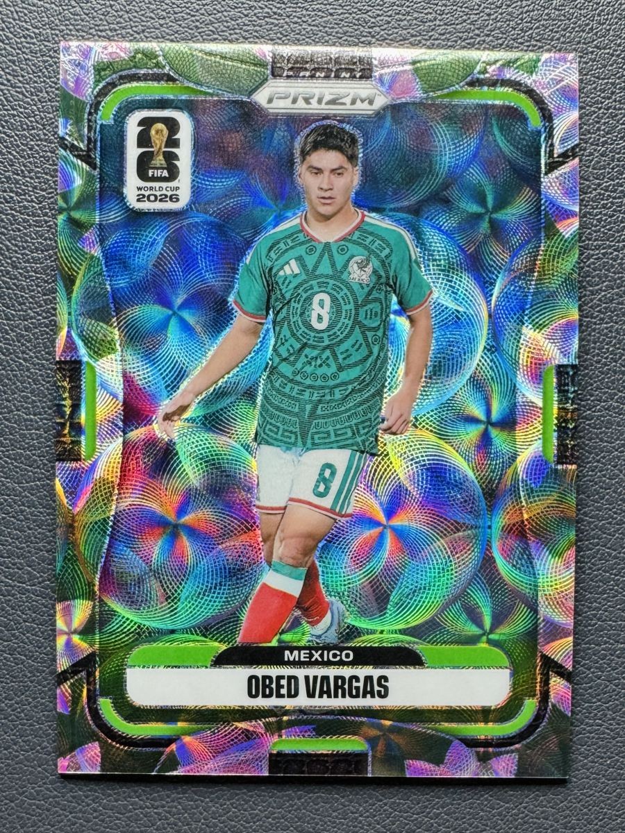 2026 Panini Prizm World Cup Obed Vargas #293 Choice Lotus Flower /18 SSP