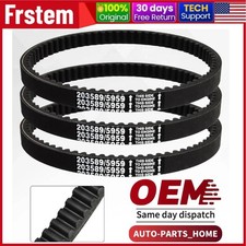 3Pc 30 series go kart cogged torque converter drive belt 203589-3 for comet 5959