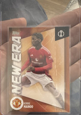2024-25 Topps UEFA New Era Kobbie Mainoo Man United NE-18 Soccer Card