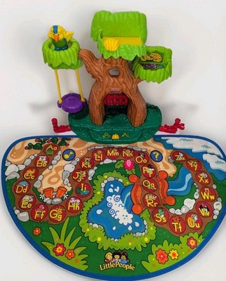 Fisher Price Little People Animal Sounds A to Z Alphabet Zoo 2004 Mat ONLY WORKS