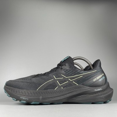 ASICS GT 2000 12 Men's Size 8.5 Black Green Goretex Trail Running Shoes Casual