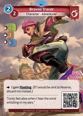 Altered Beyond The Gates Card #038-R Bravos Tracer - UNSCANNED