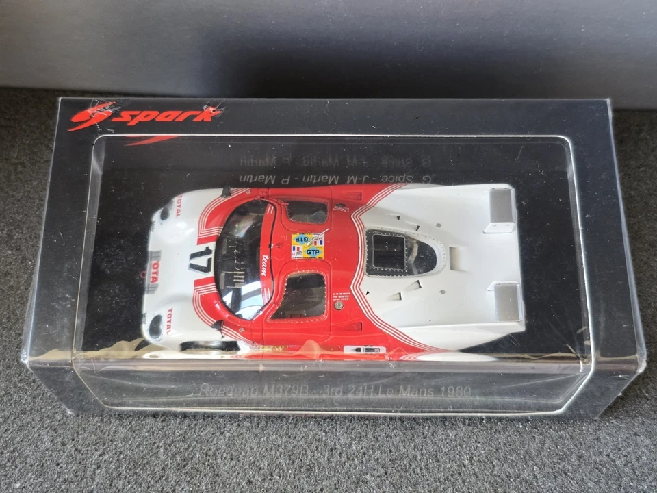 Spark S8456 Rondeau M379B #17 3ª 24H Le Mans 1980 - Spice/Martin escala 1:43 Foto 3 de 4