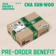 Pre-order CHA EUN WOO 2026 Season's Greetings LUCKY EXPRESS & SHOP POB