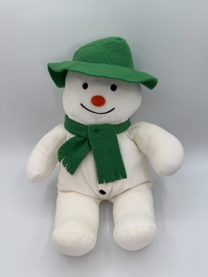 Eden The Snowman 14'' Stuffed Plush Raymond Briggs Green Hat Scarf Christmas 15''