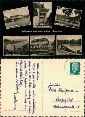 Heidenau (Saxony) Freedom Square, Dresden, Bad Schandau 1963