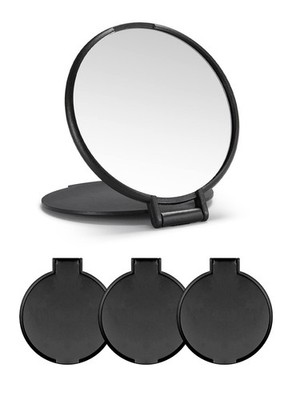 Compact Mirror Bulk Round Makeup Mirror for Purse, Set of 3, 2.6'' L x 2.37'' W...