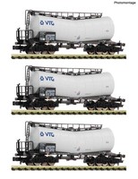 Fleischmann 6660171 Spur N 3-Tlg. Set: Knickkesselwagen, Vtg, Ep. VI
