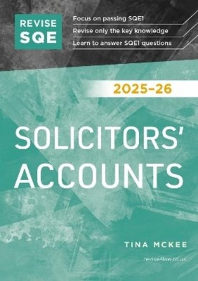 Tina McKee Revise SQE Solicitors' Accounts 2025/26 (Taschenbuch)