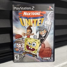 Nicktoons Unite with Manual (Sony PlayStation 2, 2005) 