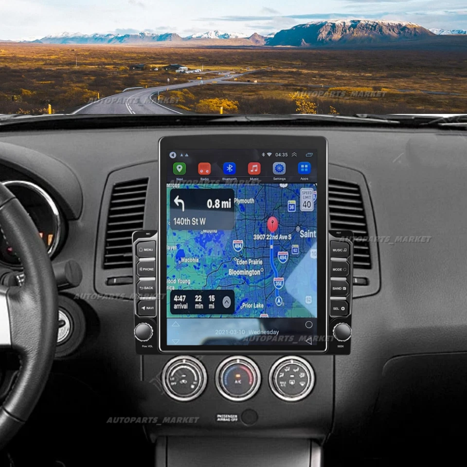 9.7" For 2005-2006 Nissan Altima Android 13 Carplay Car Stereo Radio GPS NAVI - Изображение 3 из 4