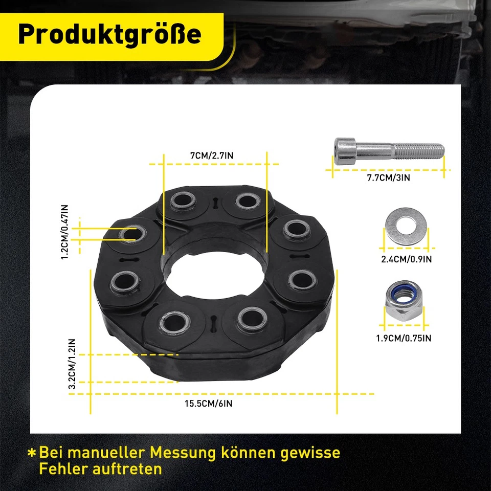 2x Hardyscheibe Vorne/Hinten für MERCEDES E-KLASSE S211 W211 W212 CLS 0004110600 - Bild 4 von 4
