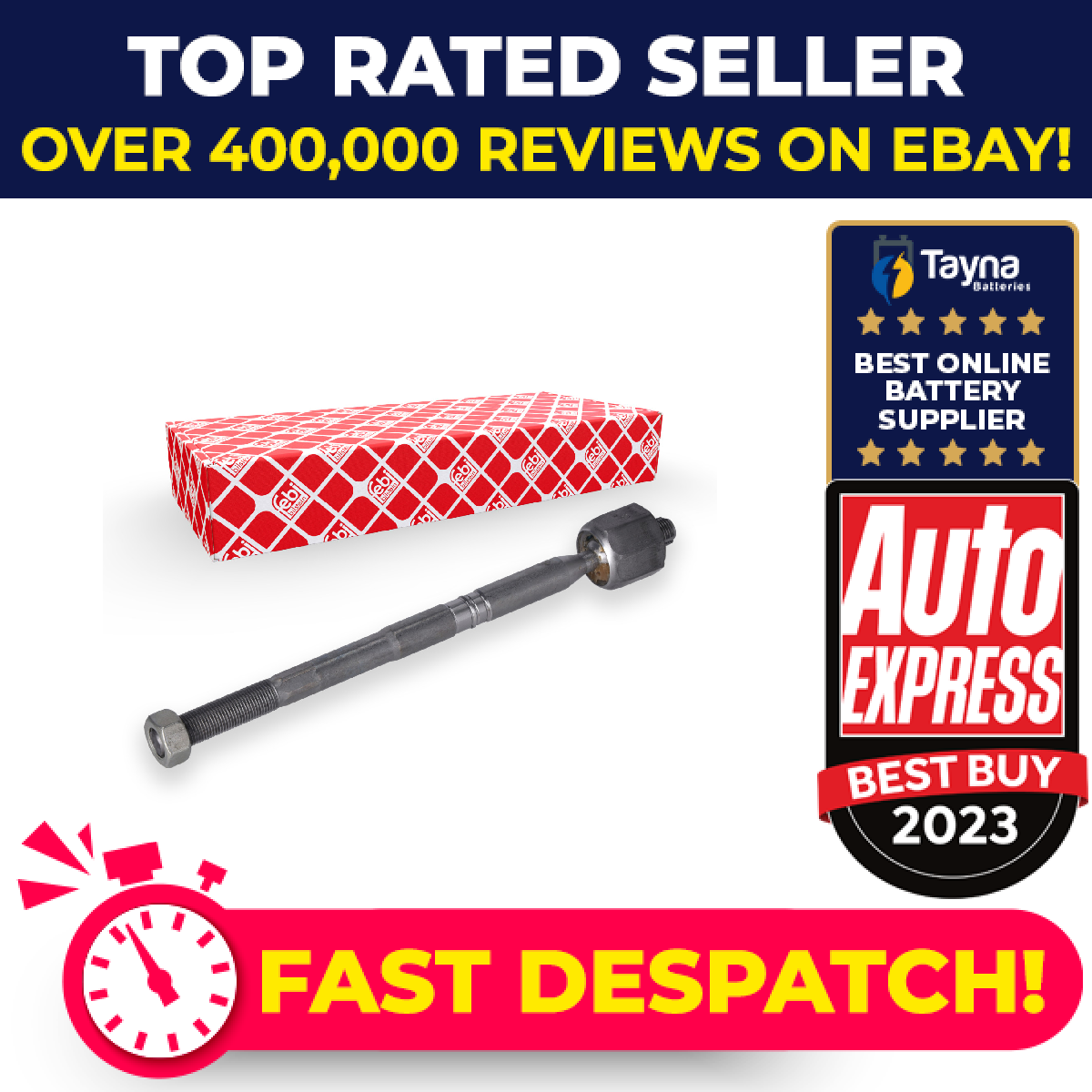 Inner Rack End fits OPEL ASTRA J 1.7D Left or Right 09 to 15 Tie Rod Joint Febi