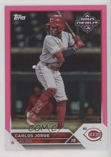 2023 Topps Pro Debut Fuchsia Foil 98/199 Carlos Jorge #PD-74 fm0