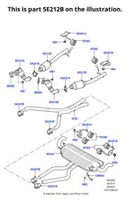 Land Rover Genuine Exhaust Catalytic Converter Fits Range Rover Sport LR019731