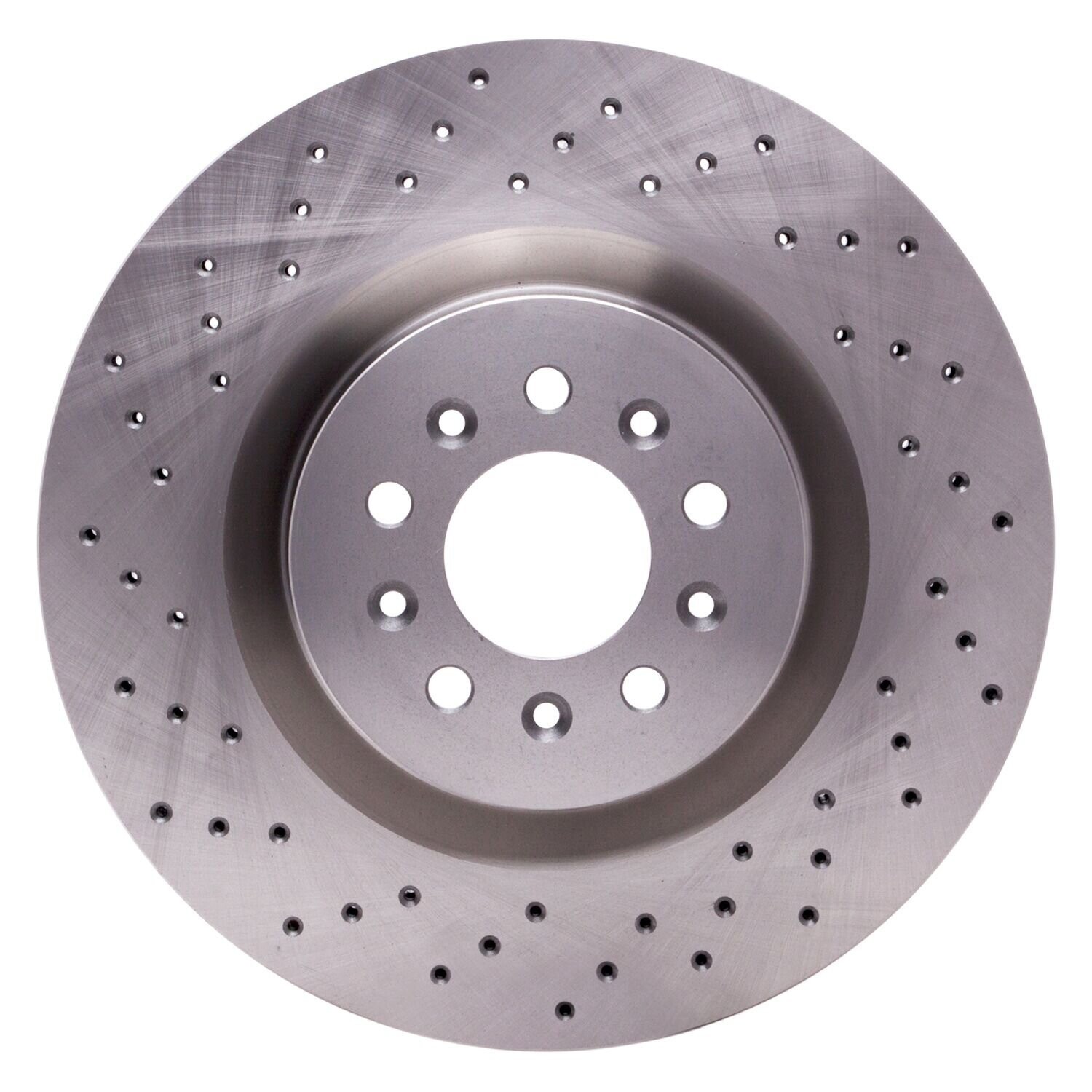 For Ford GT 2005-2006 R1 Concepts EXE-54054 Drilled 1-Piece Front Brake Rotor