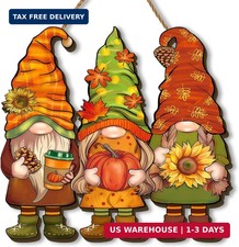 Farmhouse Fall Wooden Wreaths for Front Door Rustic Autumn Welcome Sign Thanksgi