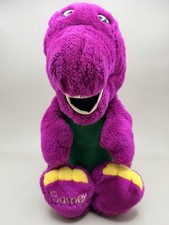 Vintage 1992 Barney Purple Dinosaur Plush 13  Lyons Group Barney  Friends