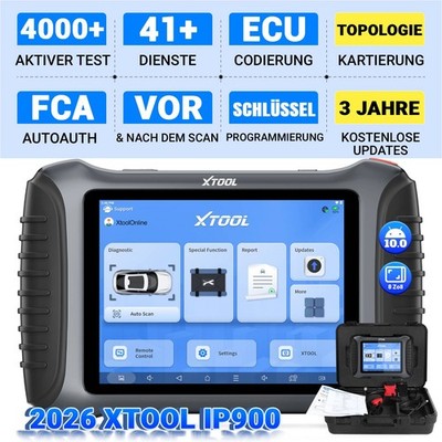 2026 XTOOL IP900 KFZ OBD2 Diagnosegerät Bidirektionaler Scanner ECU Codierung DE