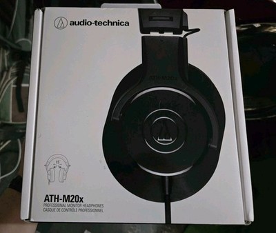 Audio-Technica ATH-M20x Professional Studio Monitor Headphones Over-Ear Black