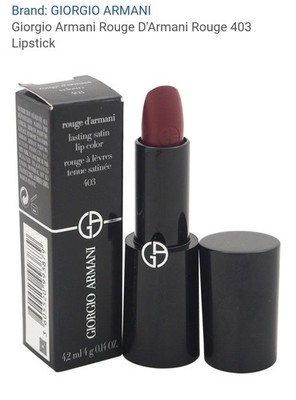 Brand New GIORGIO ARMANI D'ARMANI Rouge 403 LIPSTICK 0.14 OZ BOXED FREE SHIPPING