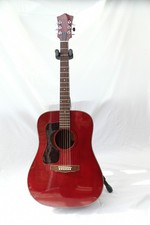 LEFT HAND  Guild D25C.  1978 Westerly.  Cherry Red Dreadnought Acoustic Guitar.
