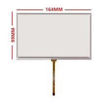 7 inch 4 wire 164 99mm Digitizer Glass Resistive Touch Screen Panel 163 99mm