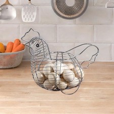 Metal Wire Chicken Egg Storage Basket Egg Storage Organizer for Home Holiday 15.60 per metre