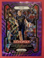 Katie Lou Samuelson 2024 Panini WNBA  Prizm Monopoly Purple Wave #35