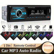 Universal Car MP3 Player, Digital Stereo Multimedia with Wireless FM, USB Aux 