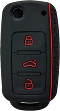 Silicone Key Fob Cover For Vw Beetle Golf Jetta Passat Fits Hlo1j0959753am Hlo1