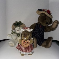 Vintage Plushie Lot  Set Of 3 