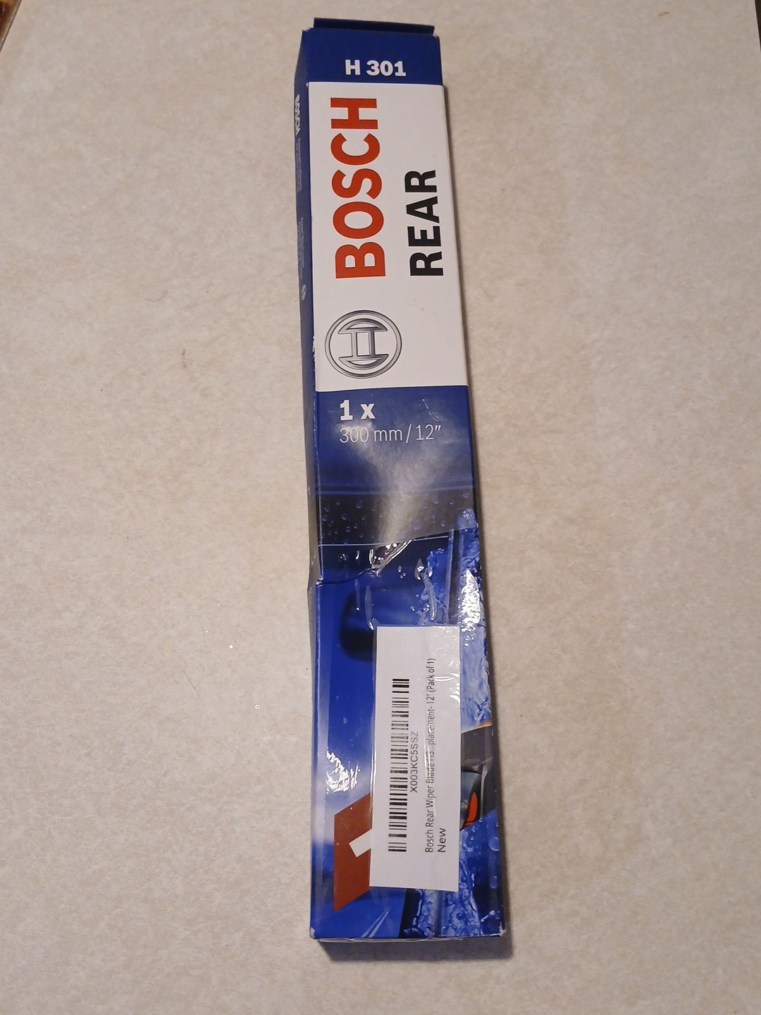 Alfa Romeo Mito Rear Windscreen Wiper Blade 2008 Onwards BOSCH H301