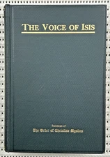 1933 The Voice Of Isis Occult Spirituality Religion Hardcover 422pg