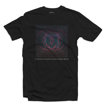 T-Shirt holographisches Disco-Logo - Acid House Tanz Musik Rave DJ Old Skool EDM