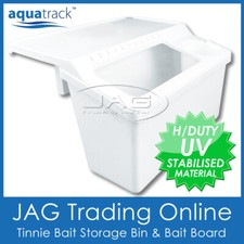 TINNIE BAIT STORAGE BIN BAIT BOARD & DRINK CUP HOLDER - Fishing Fillet Table Box