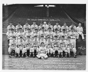 St Louis Cardinals Baseball Team Roster 1940 | semashow.com