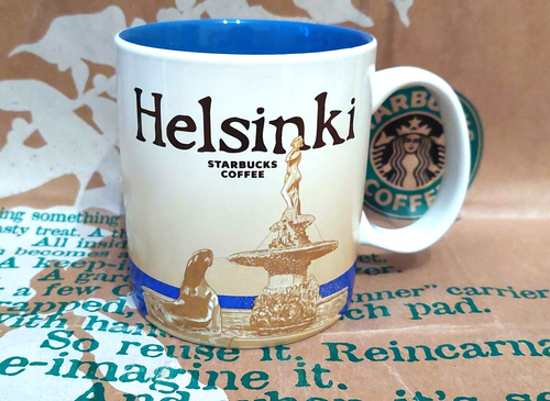 Starbucks Coffee Mug/Tasse/Becher HELSINKI/FINLAND, Global Icon, neu/unbenutzt!! - Bild 1 von 2